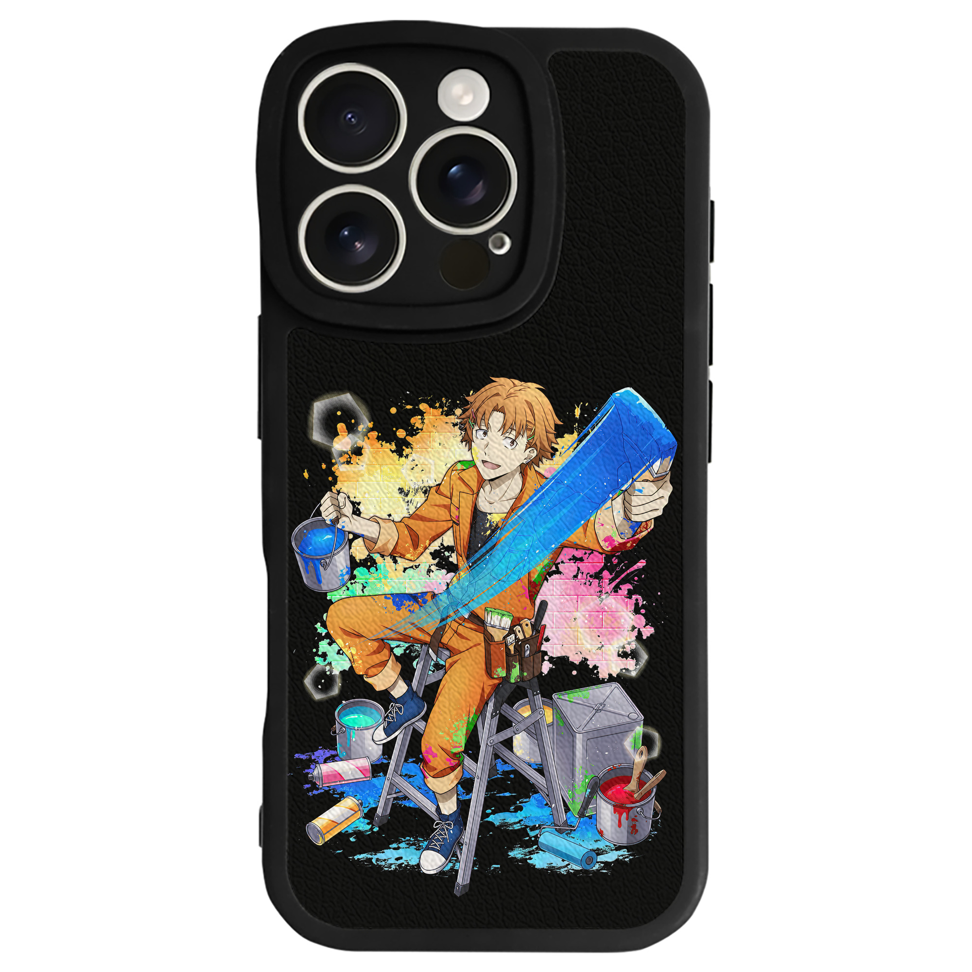 （画像用） 文豪ストレイドッグス Bungo Stray Dogs 【iPhone 16シリーズ対応】シリコンスマホケース（レザー調） 材質：シリコン